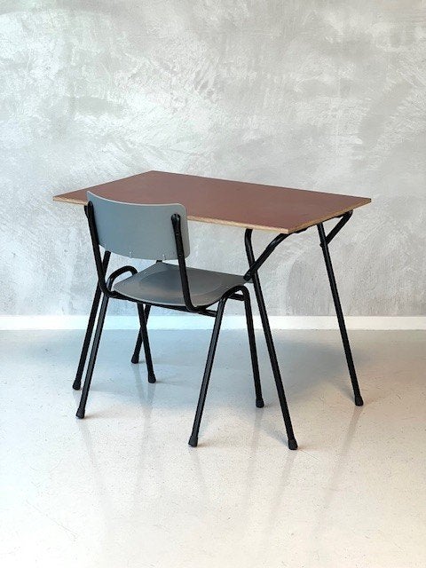 Retro klaptafel nieuw buro thuiswerkplek inklapbare tafel, Schoolbureau, Ophalen of Verzenden, Overige merken, .