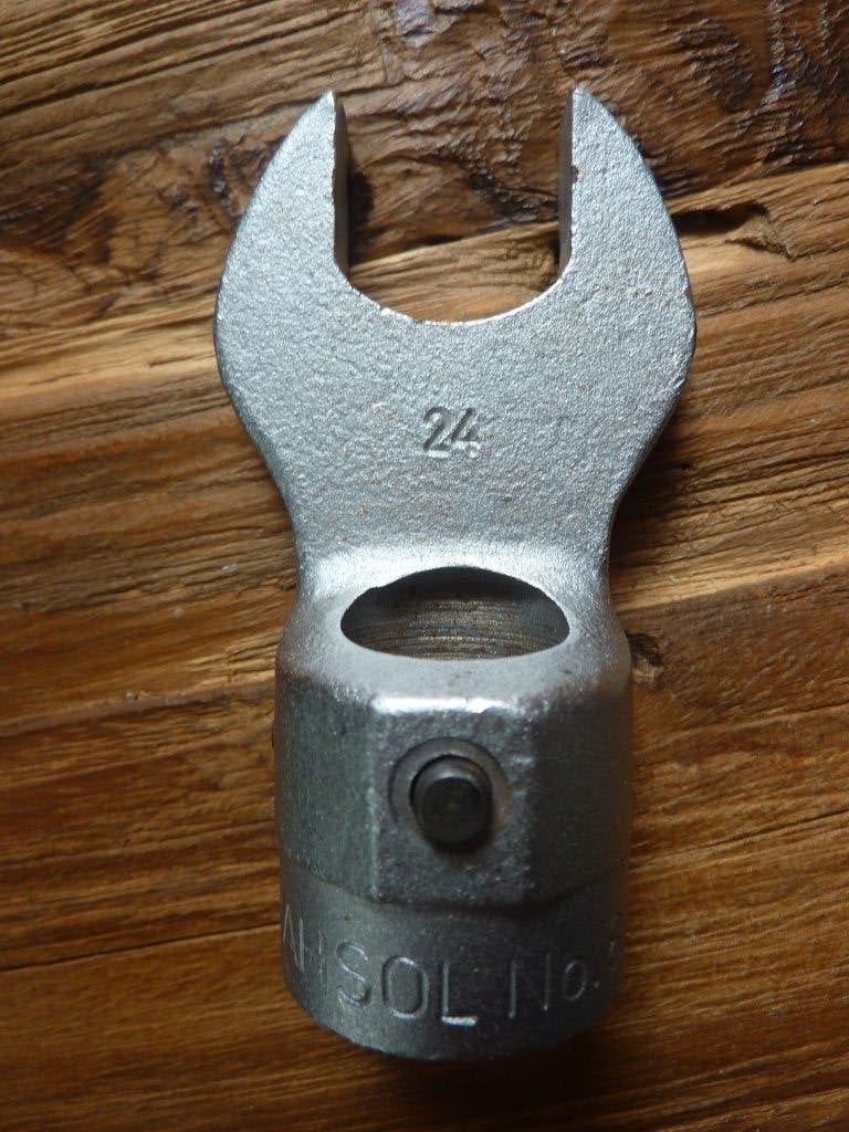 1x rahsol 24mm opsteek-steeksleutel steeksleutel type 8795, Auto diversen, Ophalen of Verzenden, Gebruikt