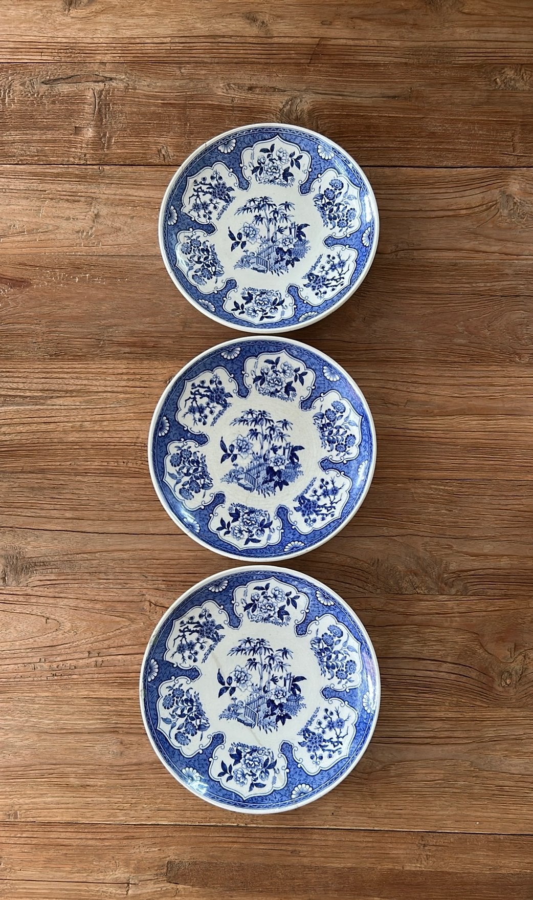 Antieke Petrus Regout blauw-witte wandborden 21 cm, Ophalen of Verzenden