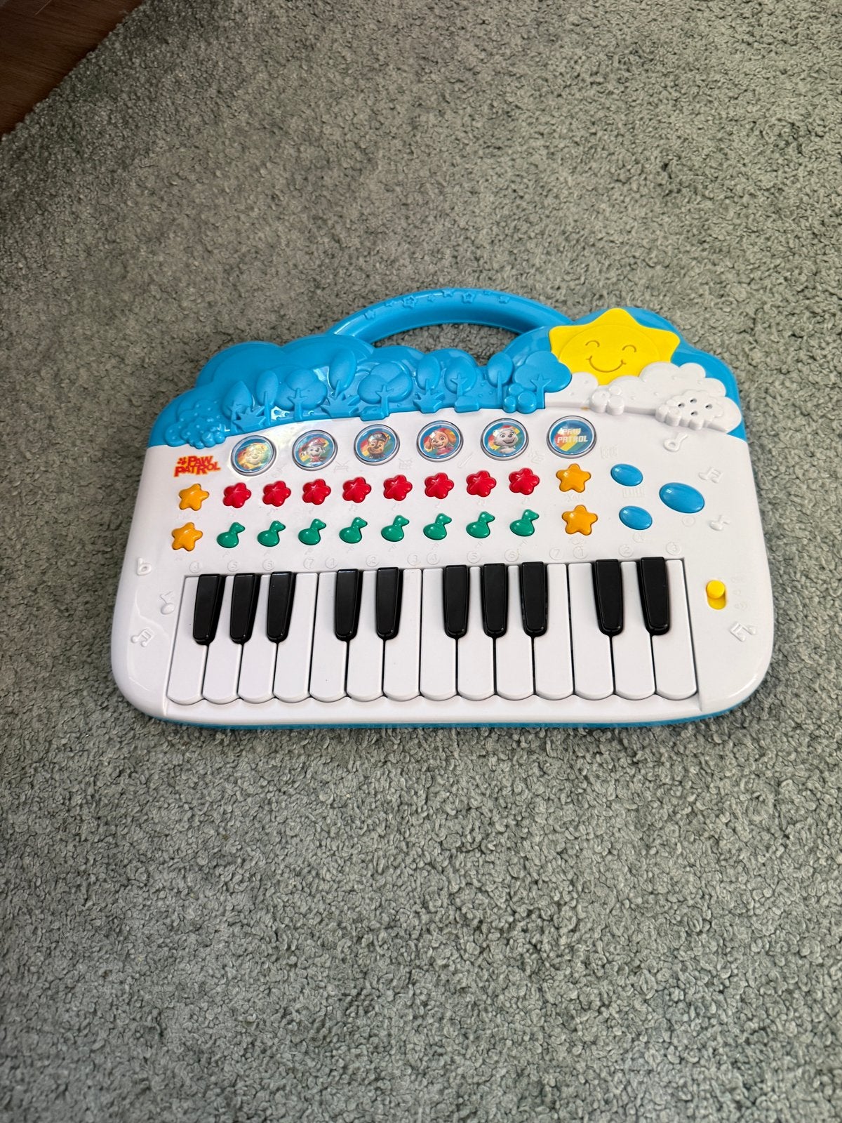 Paw Patrol Baby Piano met Geluid en Licht, Ophalen of Verzenden, Gebruikt, Overige typen, Met licht