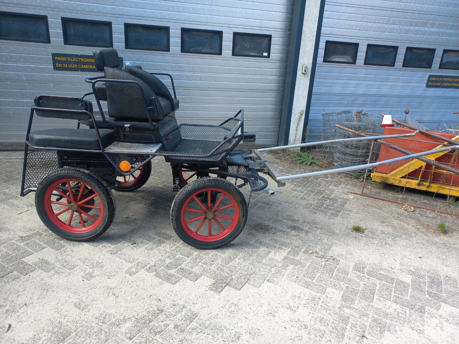 nette marathonwagen en een mooie pony recreatie wagen en mee, Zo goed als nieuw, Overige typen, Pony