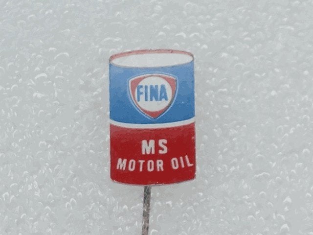 SP2338 Speldje Fina MS motor oil, Ophalen of Verzenden, Gebruikt, Overige onderwerpen