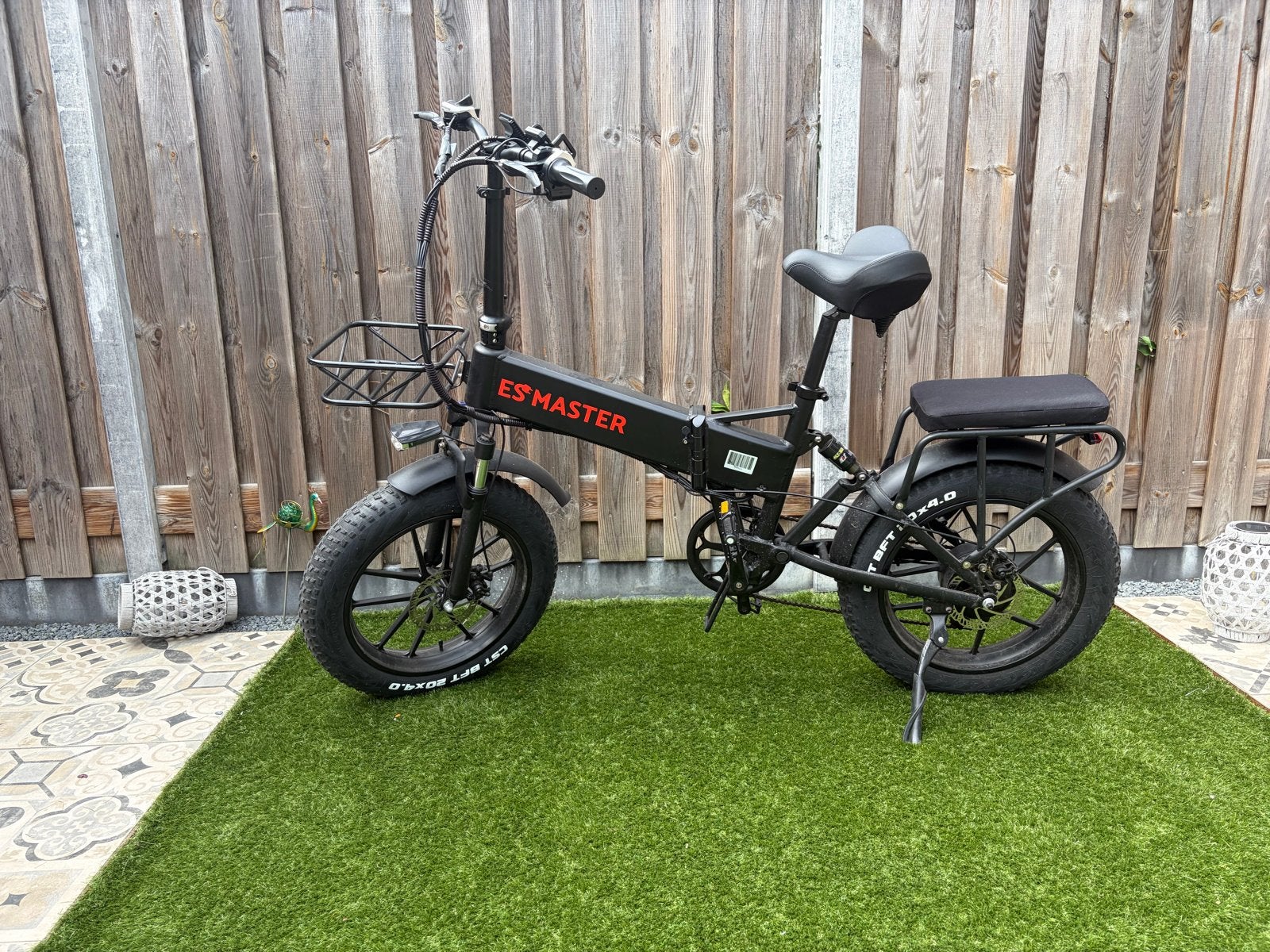 ESMASTER opvouwbare elektrische fatbike, Zo goed als nieuw, 51 tot 55 cm, 50 km per accu of meer, Ophalen