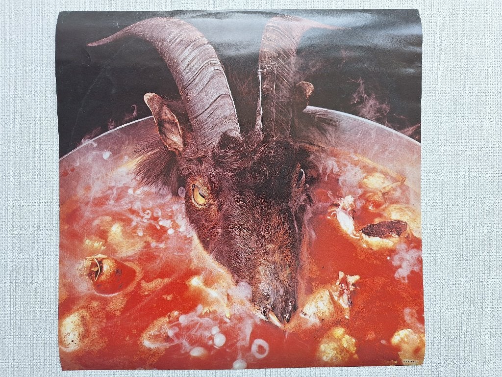 Rolling Stones poster, Goats head soup., Ophalen of Verzenden, Gebruikt, Poster, Artwork of Schilderij