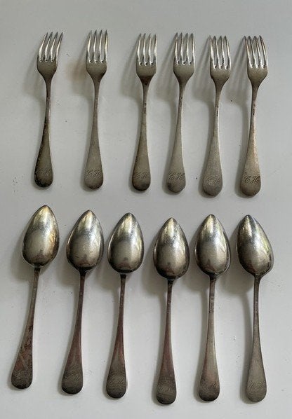 Christofle - Bestekset, verzilverd, Gebruikt, Bestekset, Ophalen of Verzenden, Christofle