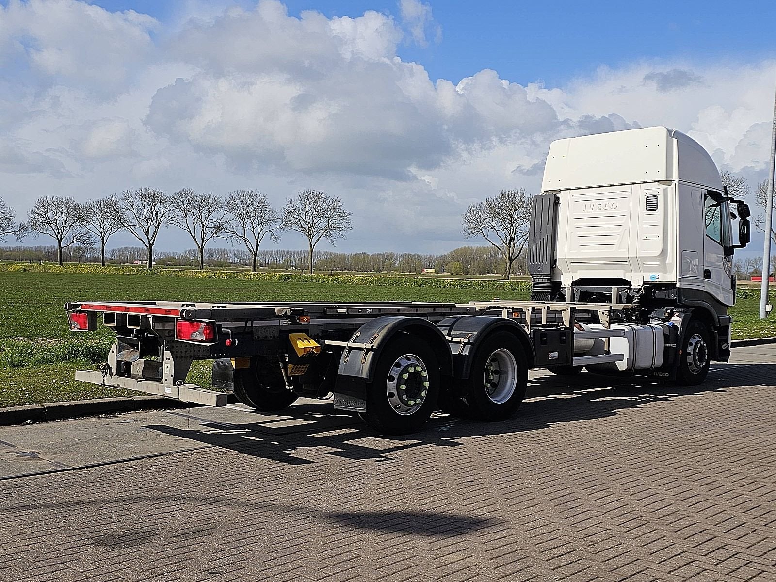 IVECO AS260S42 STRALIS 6x2 intarder alcoa's, Auto's, Vrachtwagens, Automaat, Euro 6, Iveco, Wit
