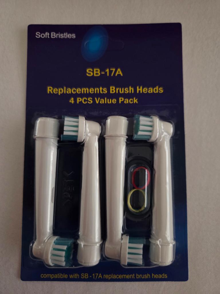 SB-17A opzet tandenborstels, Oral-B (Braun)., Ophalen of Verzenden, Nieuw, Mondverzorging