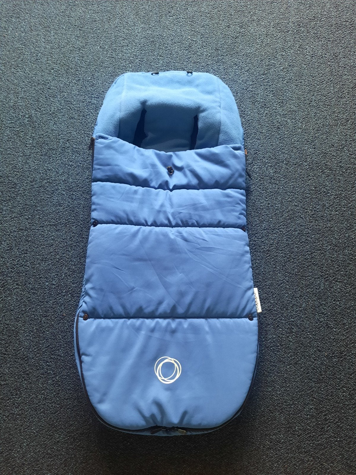 Blauwe Bugaboo voetenzak, Kinderen en Baby's, Buggy's, Ophalen, Gebruikt, Voetenzak
