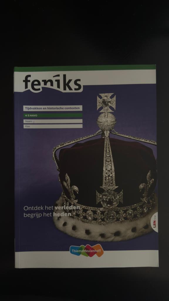 Feniks Geschiedenis 4/5 HAVO - Tijdvakken & Contexten, Ophalen of Verzenden, Zo goed als nieuw, HAVO, Geschiedenis