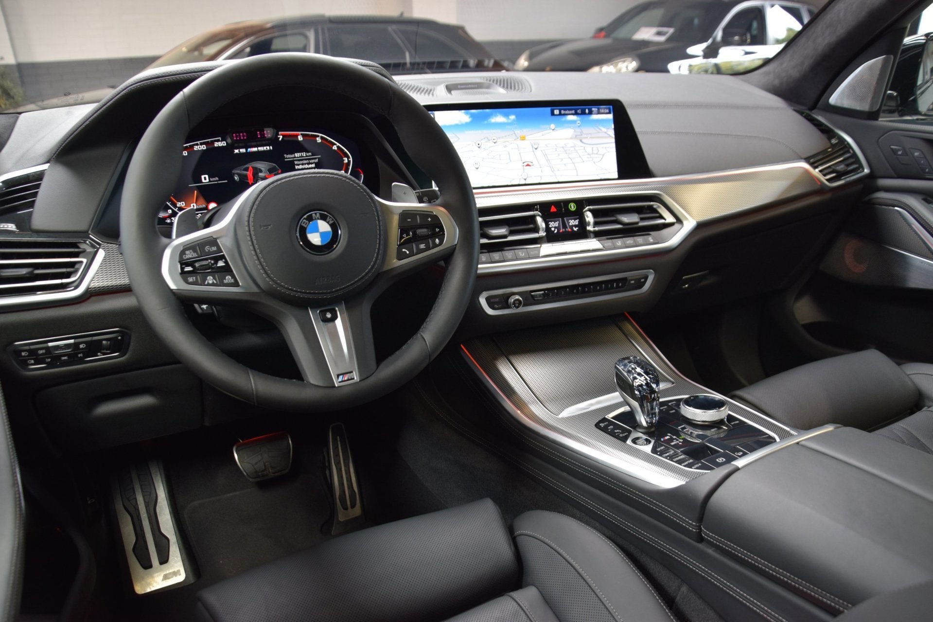BMW X5 M50i V8 High Executive Navi|Leder|Dealer onderhouden|, Auto's, BMW, Automaat, Gebruikt, 4395 cc, Zwart