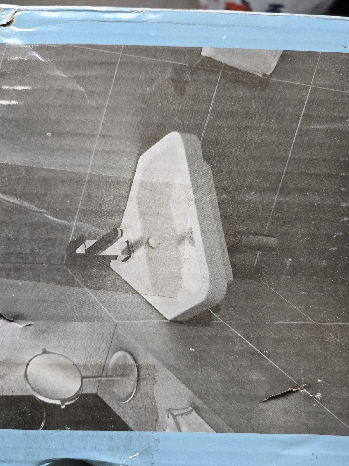 Delta Amo Hoekfontein wasbak toilet 47cm - Nieuw in doos, Ophalen of Verzenden
