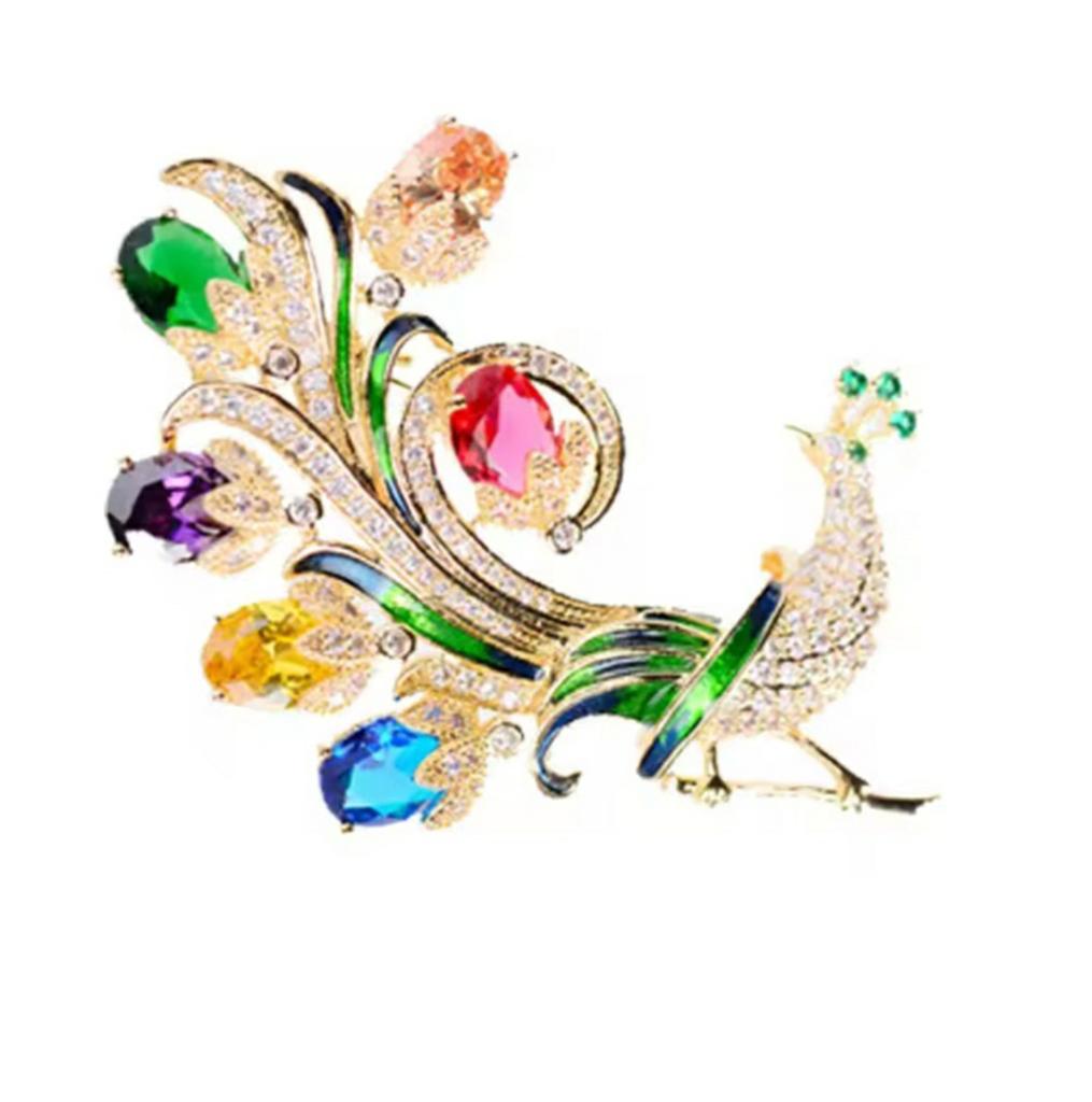 Nieuwe Luxe Pauw Broche. Voor 5,99 Verzendkosten 1,50, Ophalen of Verzenden, Nieuw, Zilver, Overige materialen