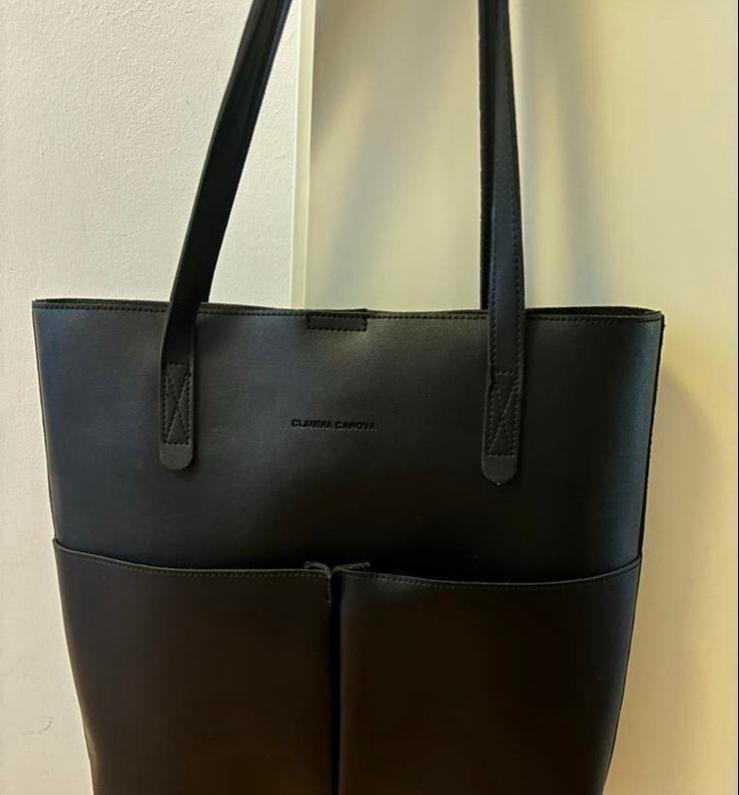Claudia Canova Shopper en Clutch Set - Zwart, Ophalen of Verzenden, Zo goed als nieuw, Zwart, Dame