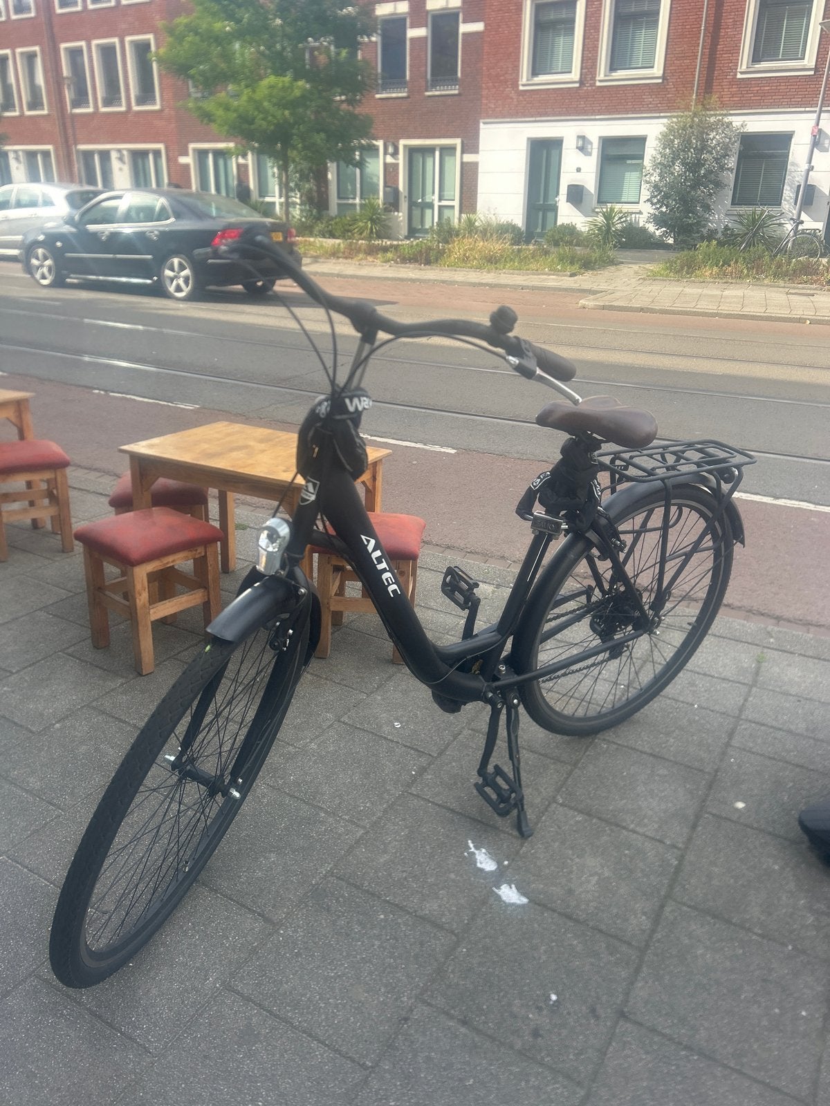 Altec fiets met versnellingen en bagagedrager, Gebruikt, Velgrem, Versnellingen, 50 tot 53 cm