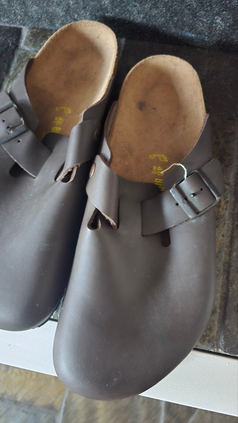 Birkenstock boston, Ophalen of Verzenden, Nieuw, Bruin, Sandalen