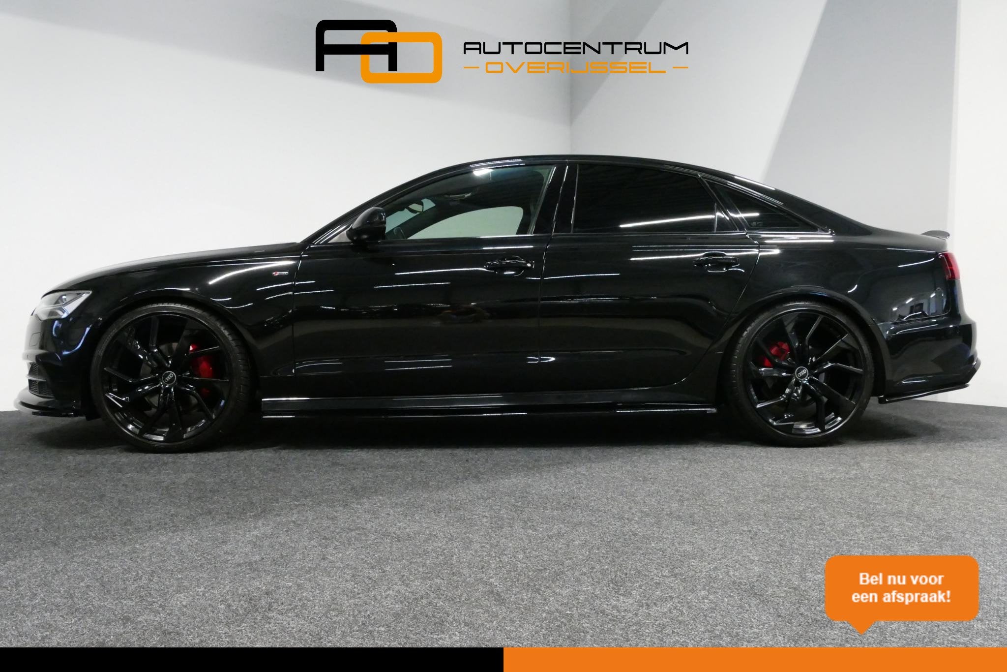 Audi A6 Limousine 1.8 TFSI ultra S line Edition / S6 look di, Auto's, Gebruikt, Automatische klimaatregeling, Leder en Stof, Zwart