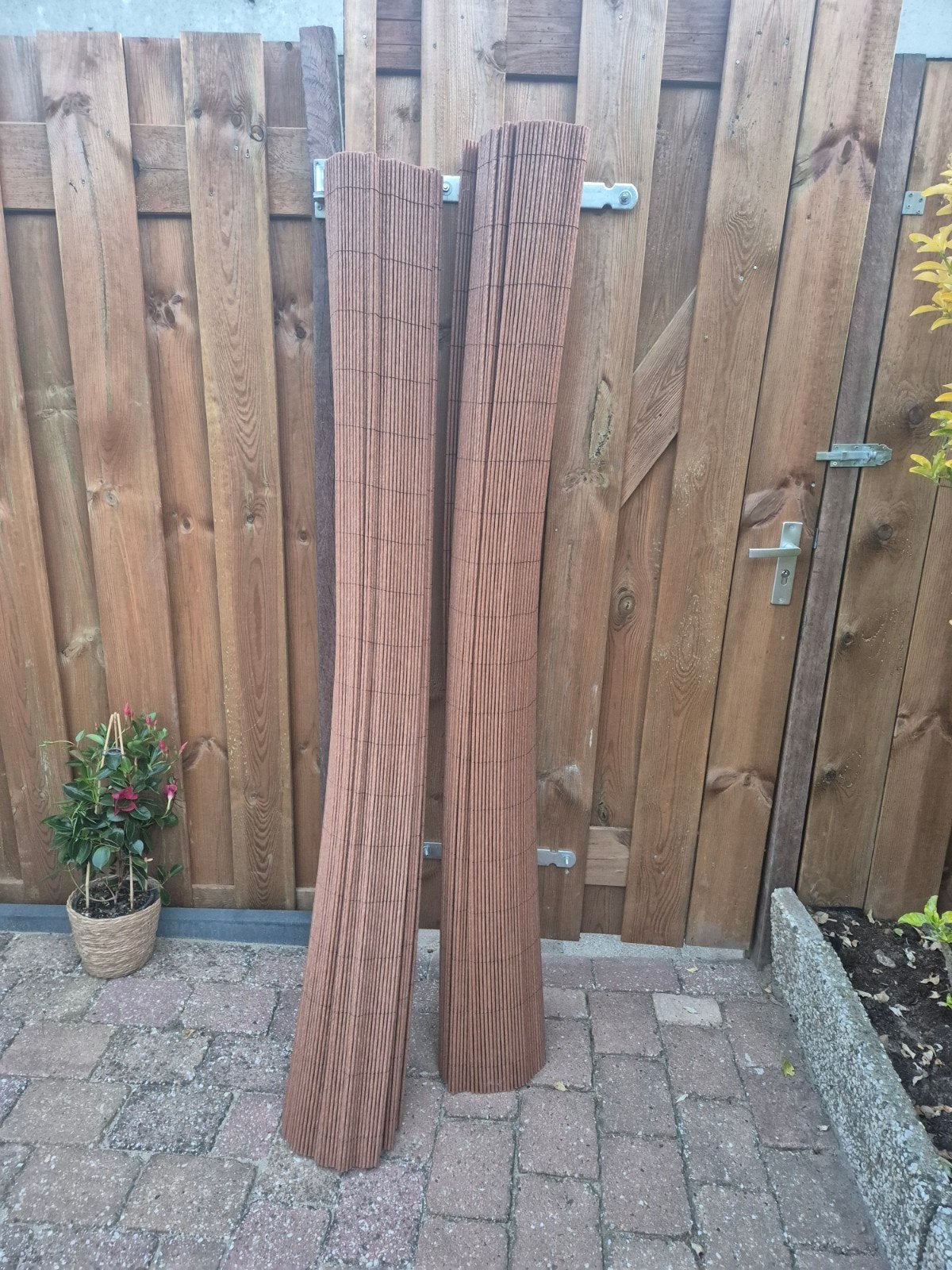 Bamboe schutting, Tuin en Terras, Palen, Balken en Planken, Ophalen of Verzenden, Nieuw, Minder dan 180 cm, Palen