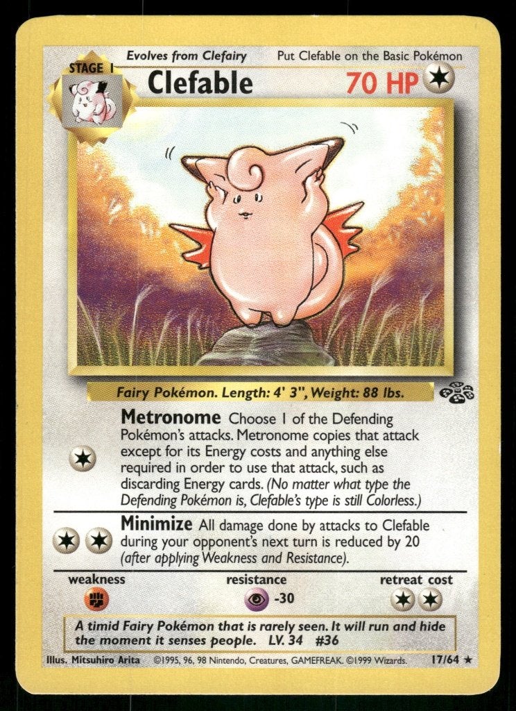 Clefable 17/64 - Jungle (NM), Verzenden, Gebruikt