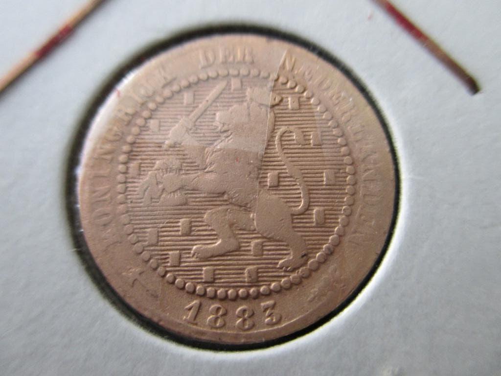 Cent 1883, Ophalen of Verzenden, Koning Willem III, 1 cent, Losse munt