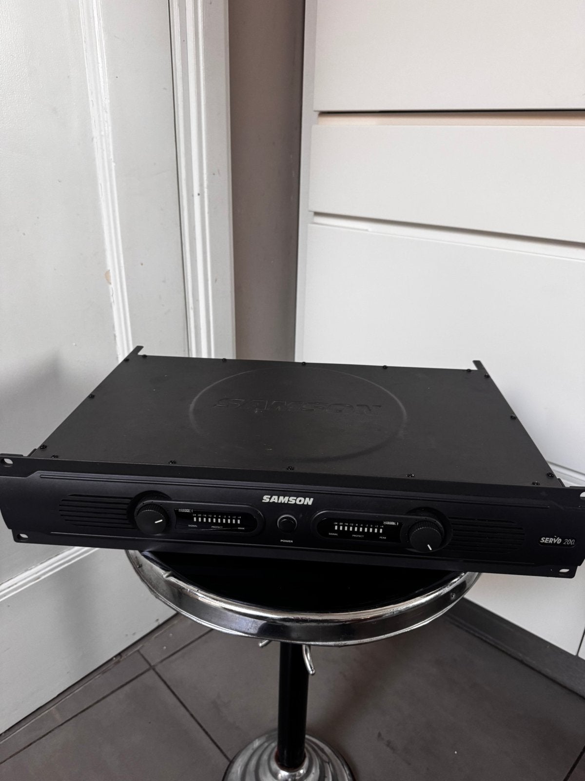 Samson Servo 200 versterker, Ophalen, Gebruikt
