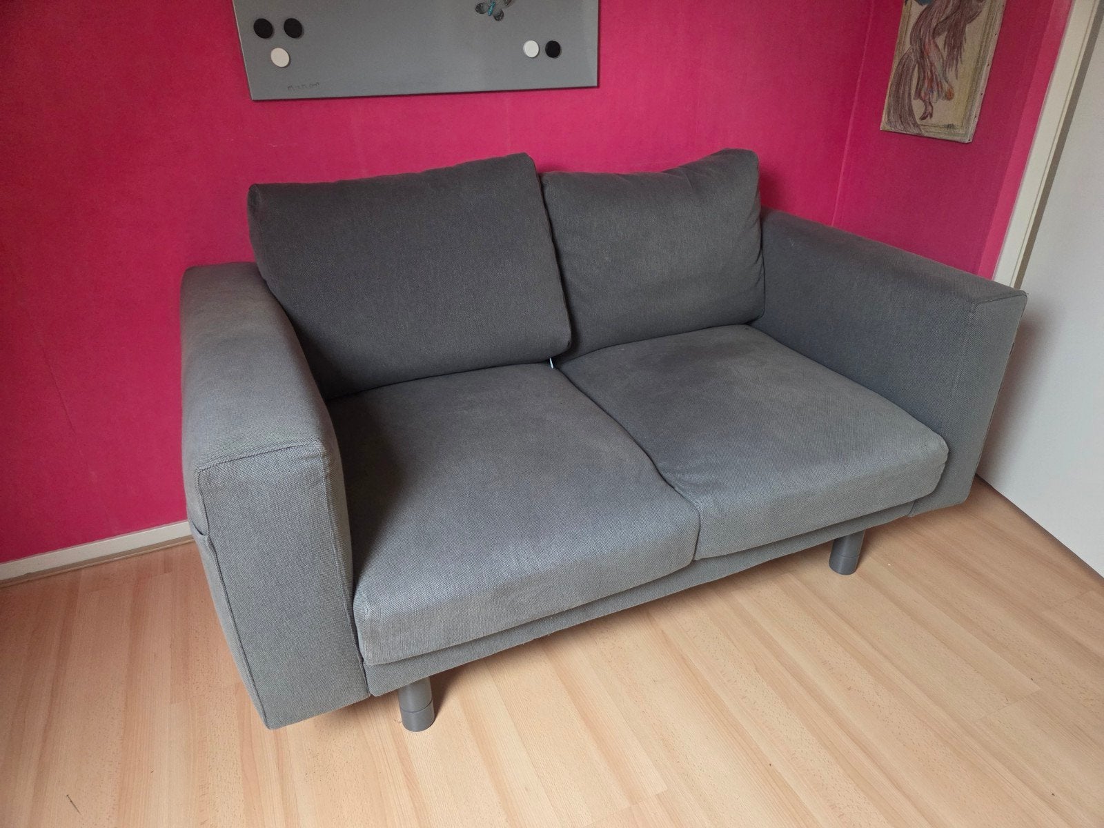 Bank 2 zits Ikea z.g.a.n., Huis en Inrichting, Banken | Bankstellen, Ophalen, Gebruikt, Tweepersoons, 75 tot 100 cm