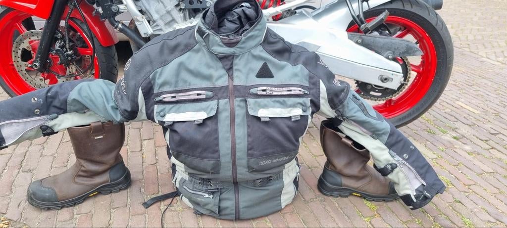 Evolution motorsports 3 delig adventurer jas maat L, Motoren, Kleding | Motorkleding, Evolution Motorsport, Jas | textiel, Heren