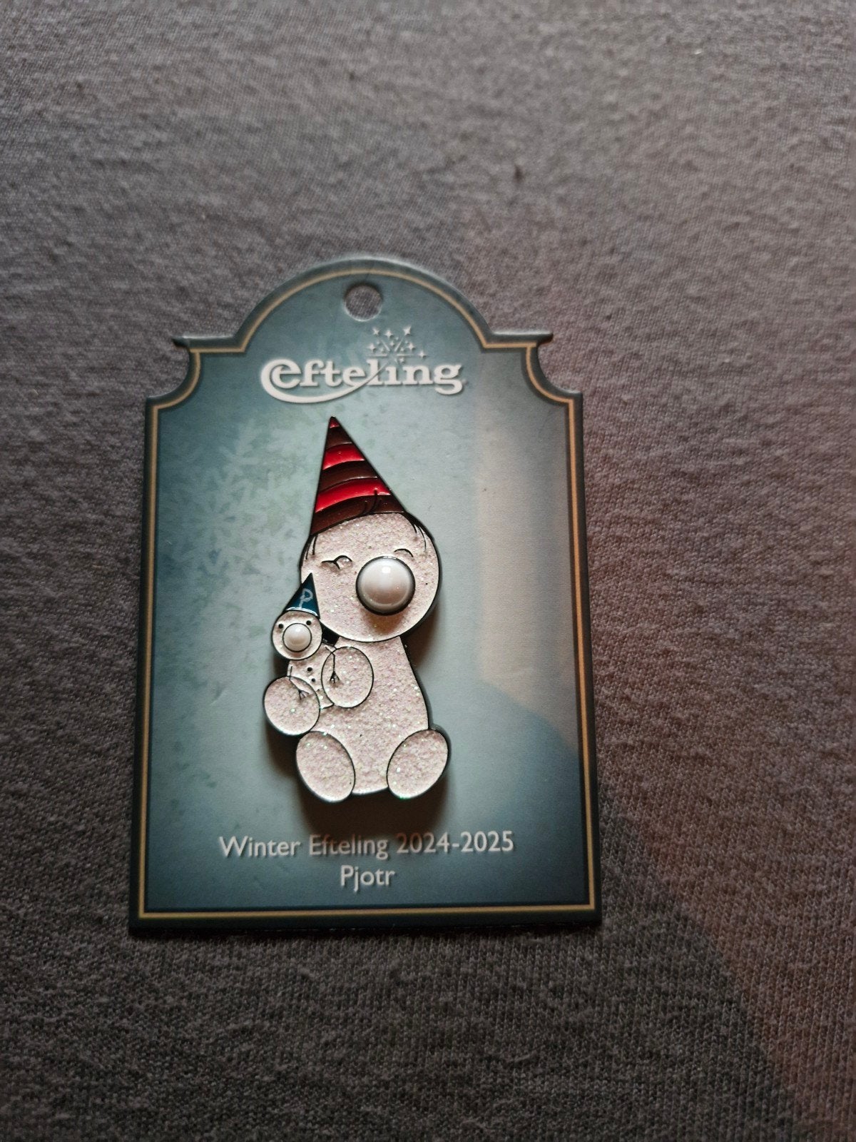 Efteling Winter Efteling 2024-2025 Pjotr Pin, Verzamelen, Efteling, Verzenden, Nieuw, Button of Speldje