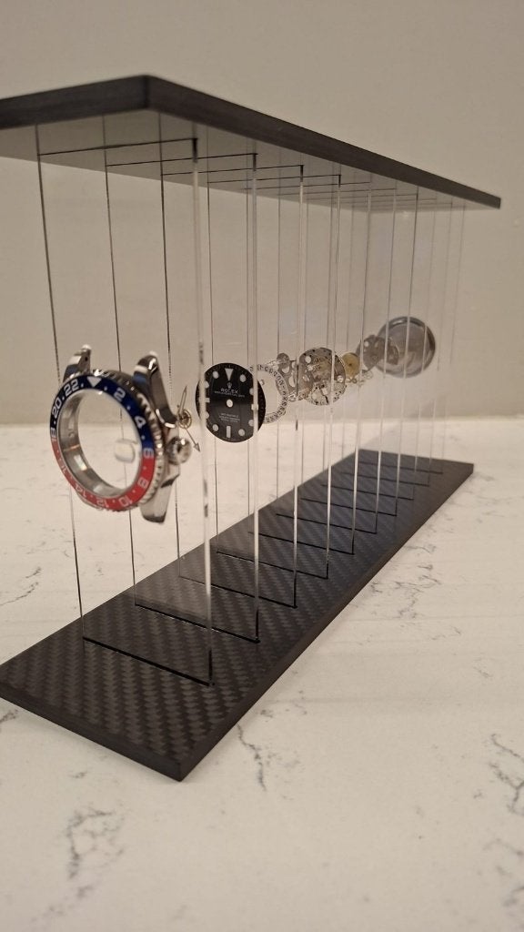 Deconstructed mechanisch horloge display, Meerkleurig, Nieuw, Ophalen of Verzenden, Metaal