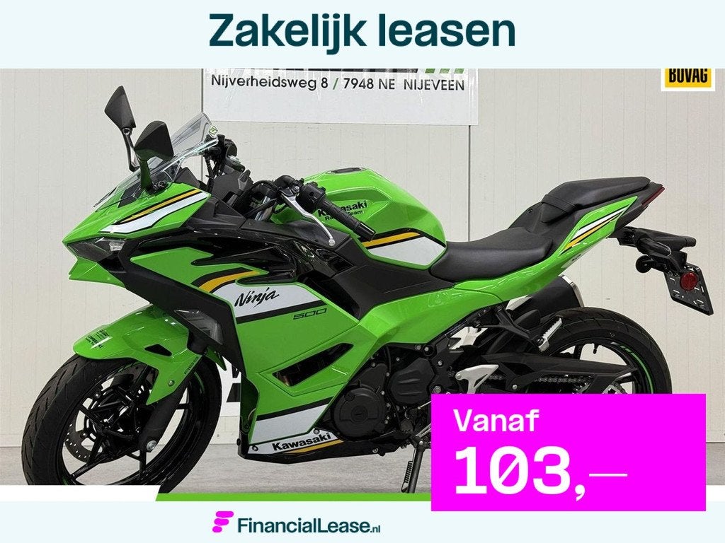 Kawasaki Ninja 500 SE ABS - 2026, Bedrijf, Super Sport, 451 cc, 12 t/m 35 kW