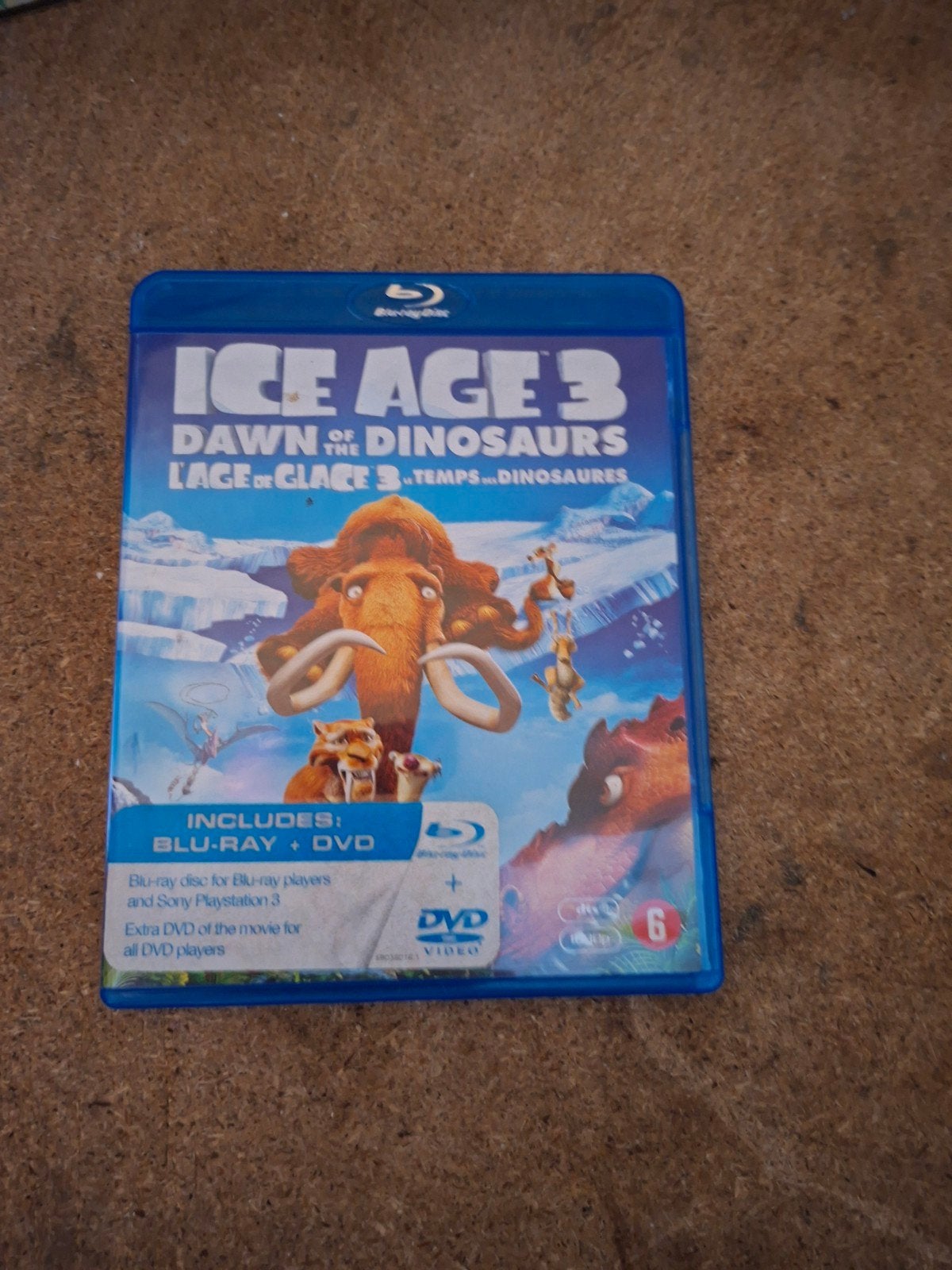 Ice Age 3: Dawn of the Dinosaurs Blu-ray + DVD, Film, Kinderen en Jeugd, Ophalen of Verzenden, Gebruikt