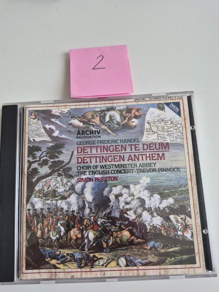 Handel: Dettingen Te Deum & Anthem - CD Klassieke Muziek, Cd's en Dvd's, Cd's | Klassiek, Ophalen of Verzenden