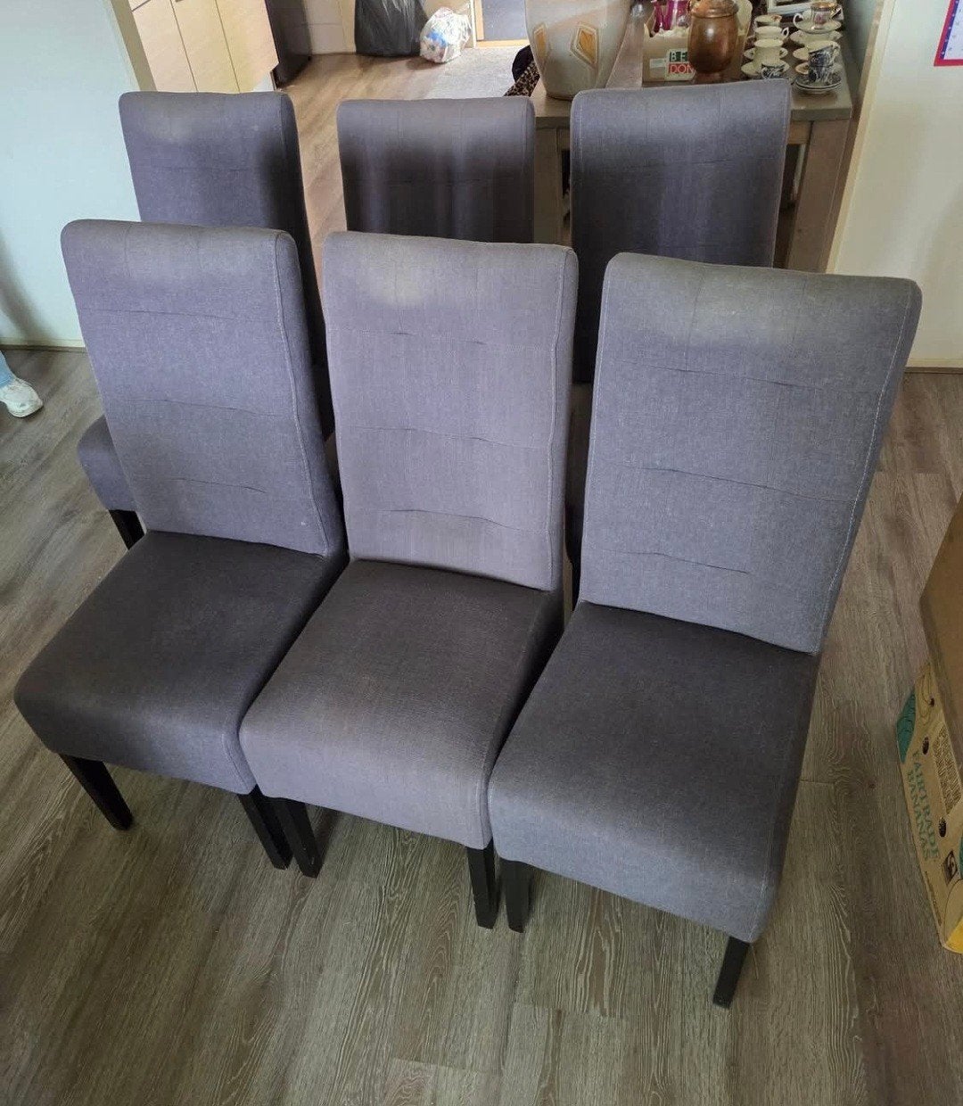 Eetkamer stoelen, Ophalen, Gebruikt, Vijf, Zes of meer stoelen, Stof