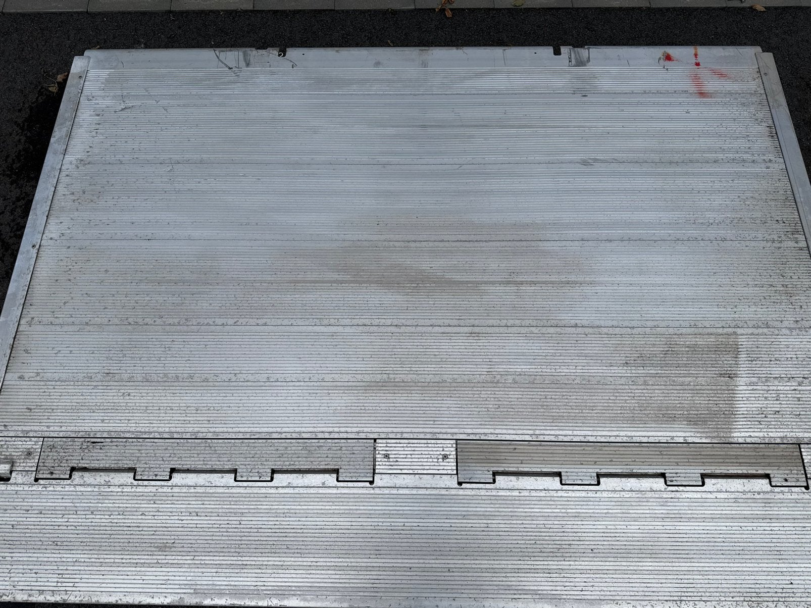 Laadkleppen 3 stuks aluminium 1600mm x 2180mm, Gebruikt, Overige automerken, -, Ophalen of Verzenden