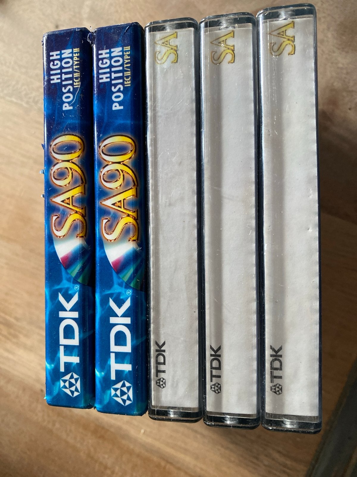 TDK SA90 High Position IECII/TYPEII Cassettebandjes, Cd's en Dvd's, 2 t/m 25 bandjes, Overige genres, Ophalen of Verzenden, Met bewaardoos, rek of koffer