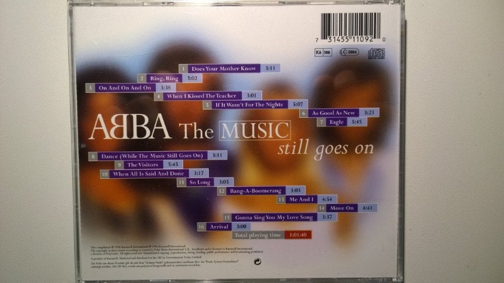 ABBA - The Music Still Goes On, Ophalen of Verzenden, Zo goed als nieuw