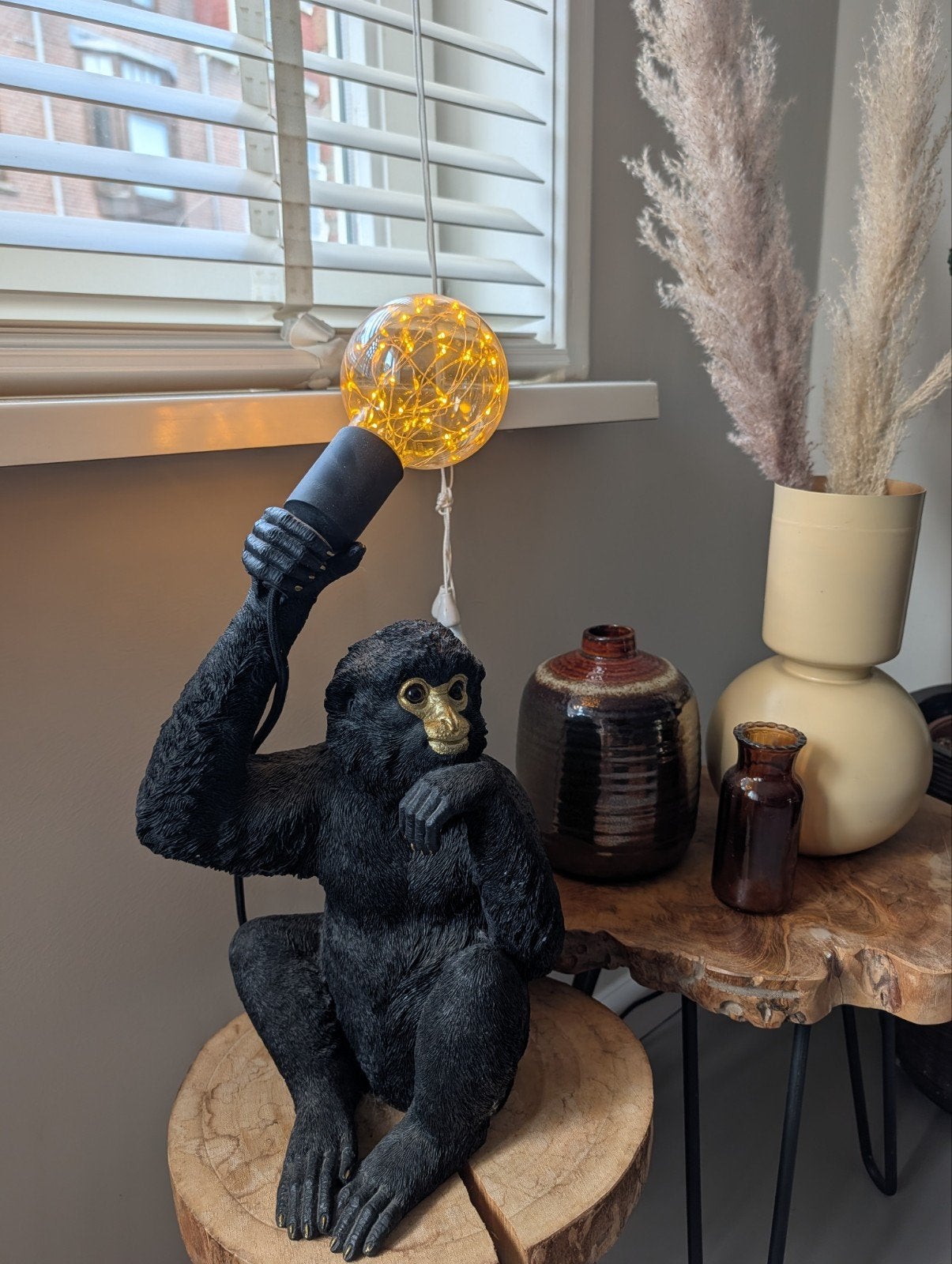 Leuke lamp, Ophalen