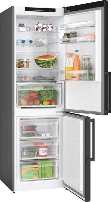 Bosch koelkast KGN36VXCT - Serie 4 - Vrijstaand - Zwart, Witgoed en Apparatuur, Koelkasten en IJskasten, 200 liter of meer, BSH Huishoudapparaten