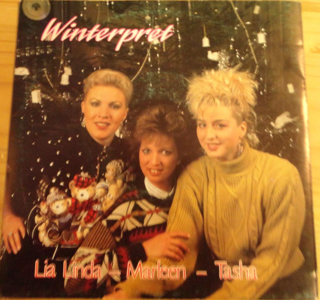 Lia Linda -Marleen-Tasha > Winterpret, Gebruikt, 7 inch, Single, Ophalen of Verzenden