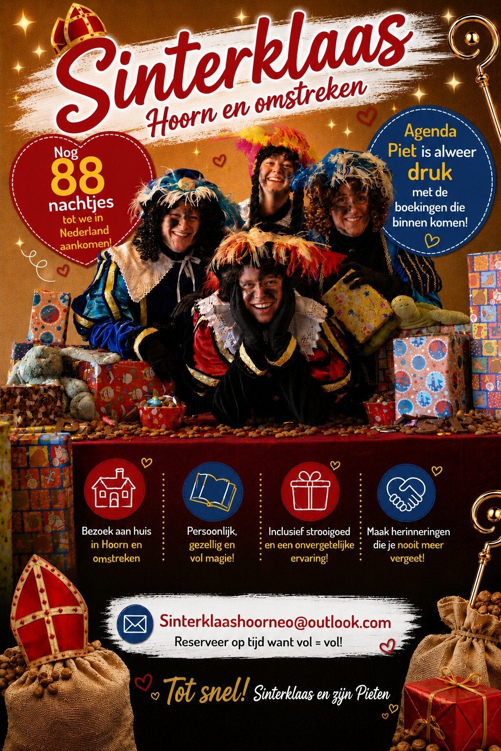Sinterklaas Hoorn En Omstreken, Ophalen