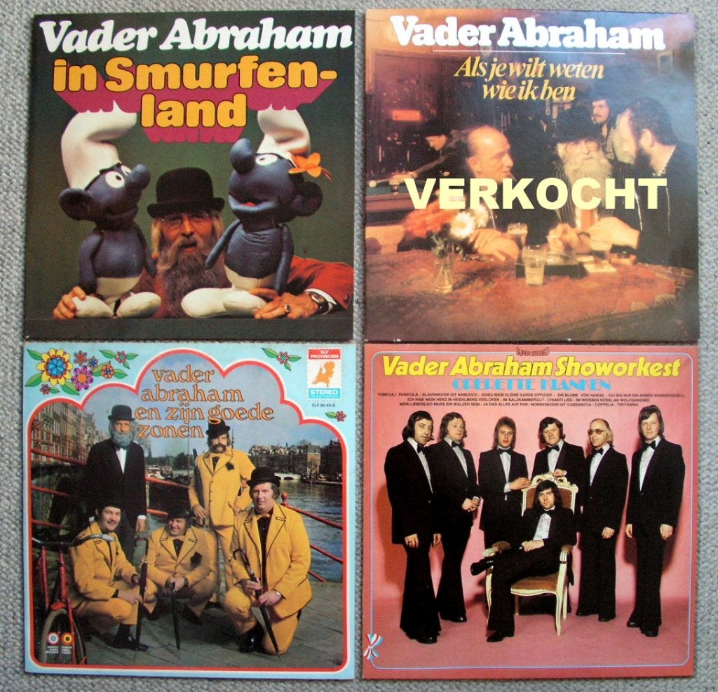 Vader Abraham 3 LPs €4,00 per stuk ZGAN, Ophalen of Verzenden, Zo goed als nieuw