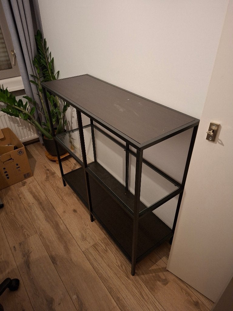 Te koop: IKEA VITTSJÖ kast / stellingkast, Ophalen, Zo goed als nieuw
