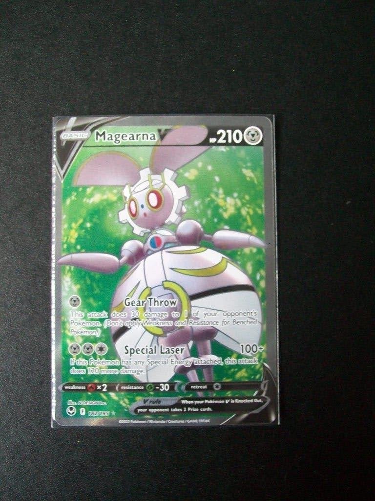 4396: Nieuwe Pokemon Kaart MAGEARNA V Hp 210 (182/195), Verzenden, Nieuw, Losse kaart, Foil