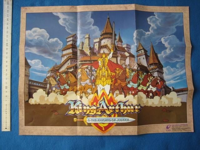 SNES Secret of Evermore, King Arthur Knights of Justice  map, Gebruikt, 1 speler, Ophalen of Verzenden, Role Playing Game (Rpg)