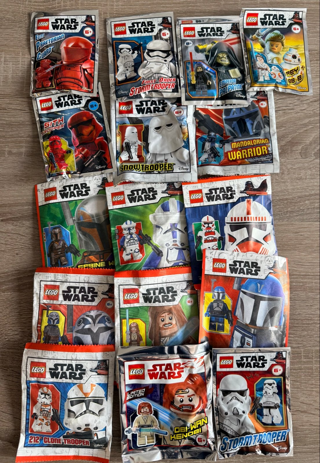 35 Nieuwe LEGO Star Wars Minifiguren/Polybags - Sealed, Kinderen en Baby's, Speelgoed | Bouwstenen, Ophalen of Verzenden, Nieuw