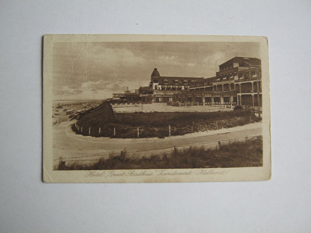 Ansichtkaarten Nederland, TC 9-73 Zandvoort,Hotel Gr.Badhuis, Ophalen of Verzenden, Voor 1920, Gelopen, Noord-Holland