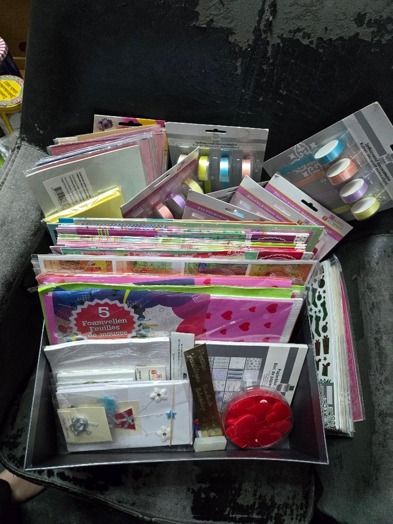 Super pakket ; kaarten maken. Alles nieuw, Hobby en Vrije tijd, Kaarten | Zelf maken, Ophalen, Nieuw, Overige thema's, Overige typen