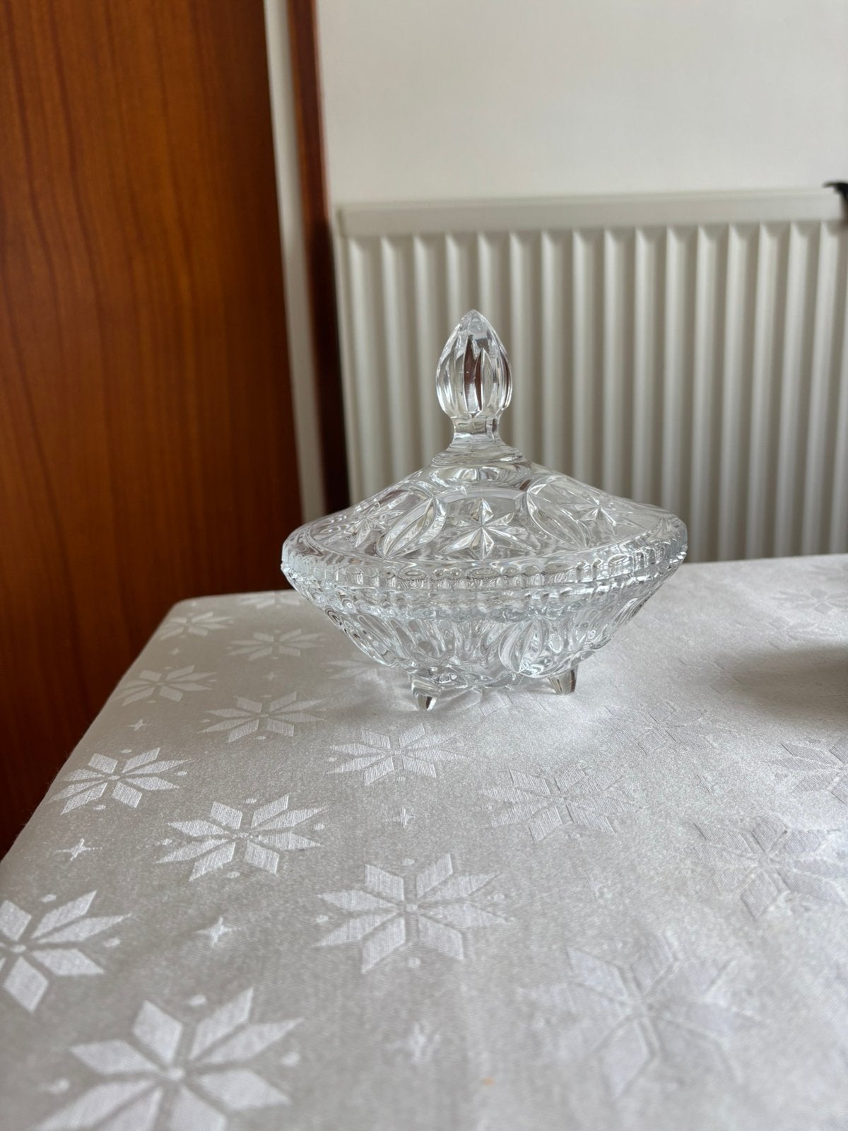 Glazen of kristallen bonboniere, Antiek en Kunst, Ophalen
