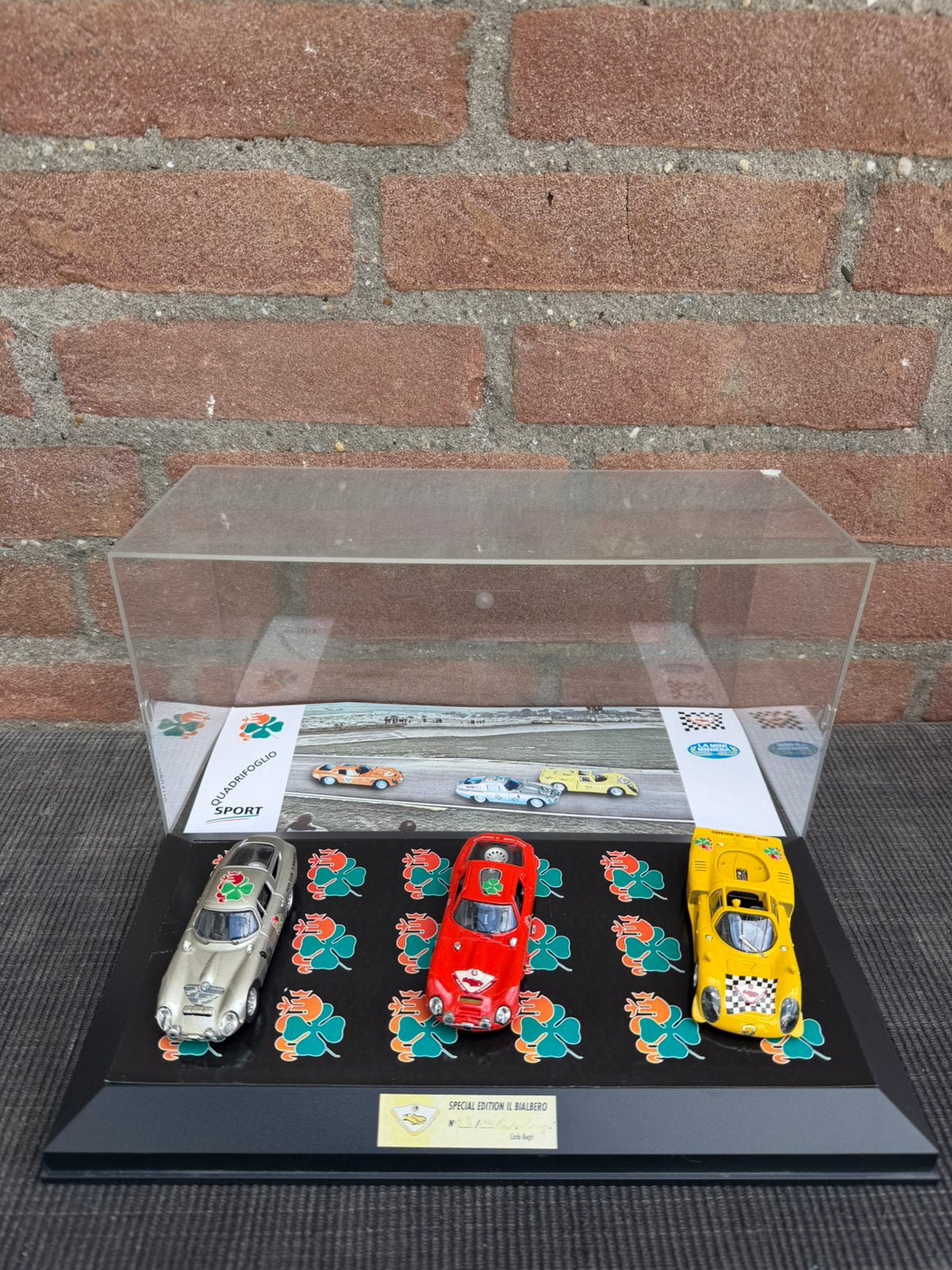 1:43 La Mini Miniera set Alfa Romeo **zeldzaam** …. 100,-, Ophalen of Verzenden, Zo goed als nieuw, Auto, Overige merken