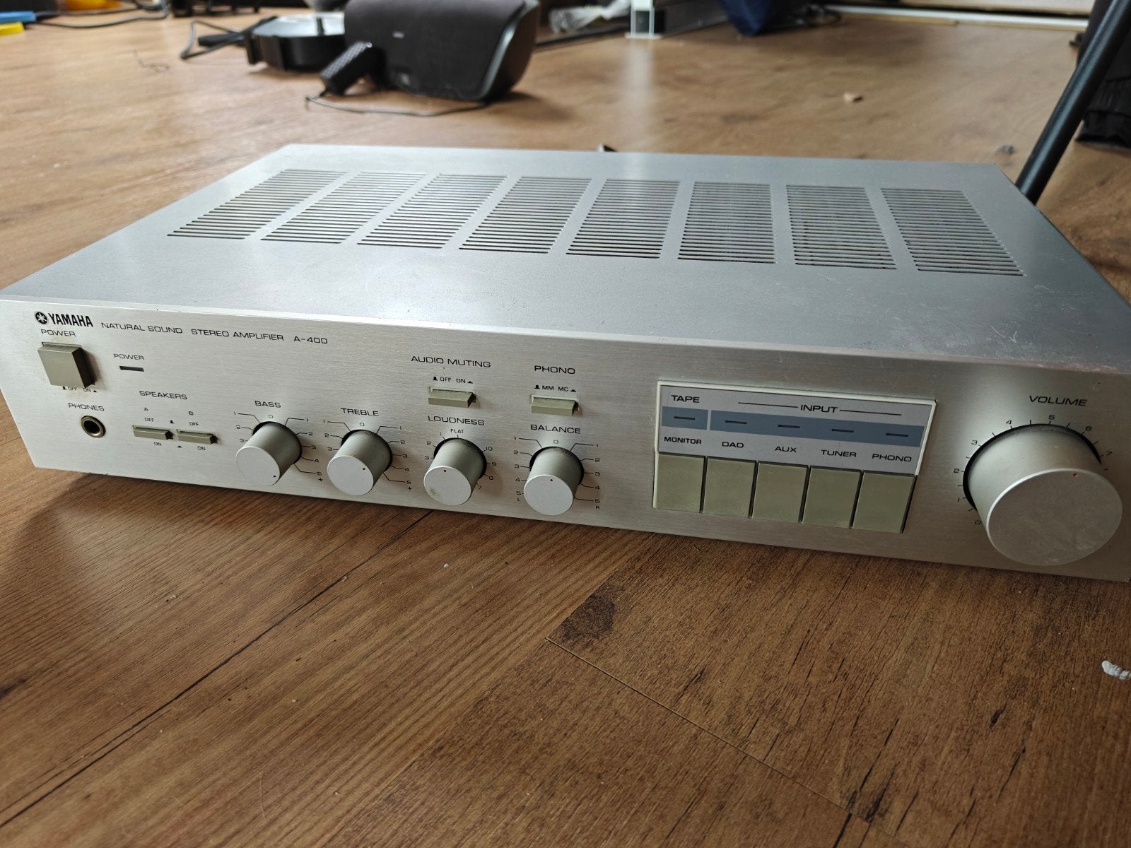 Yamaha A-400 Natural Sound Stereo Versterker, Audio, Tv en Foto, Versterkers en Receivers, Gebruikt, Yamaha, Ophalen of Verzenden