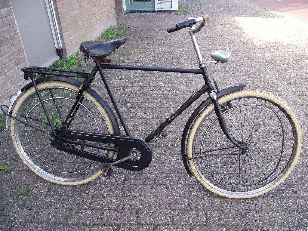 28 inch herenfiets union jaren 50, Fietsen en Brommers, Terugtraprem, Gebruikt, 53 tot 57 cm, Ophalen